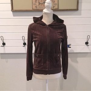 Sarah Johnson Velvet Zip Up Jacket